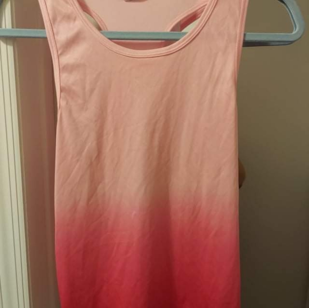 Pink ombre tank top